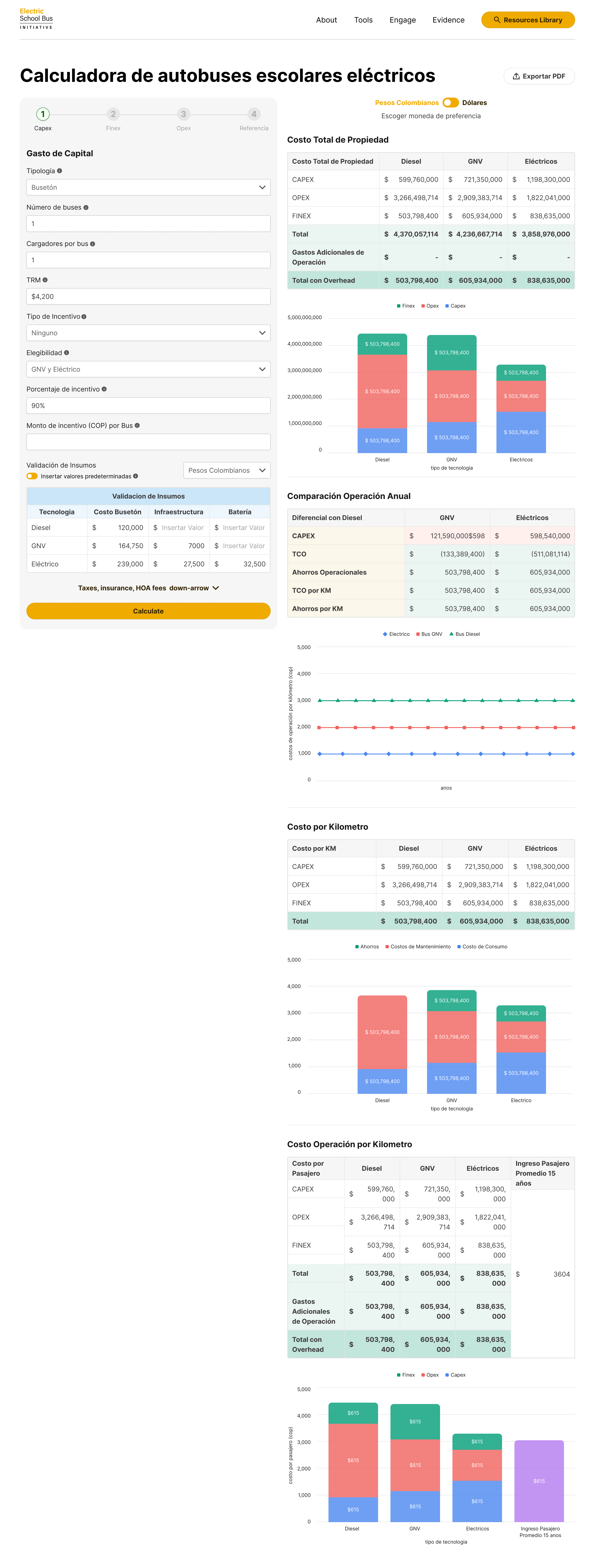 Electric Bus Calculator